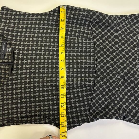 Banana Republic Black and Gray Patterned Sheath Dress - Size 0 - Picture 11 of 13